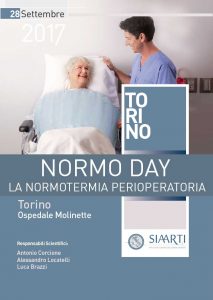 Locandima NORMO DAY, LA NORMOTERMIA PERIOPERATORIA, Torino 2017